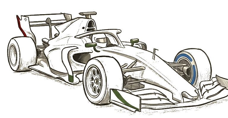 F1 Car Sketch